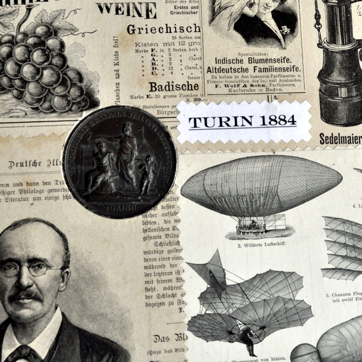 Veranda Turin 1884 Collage