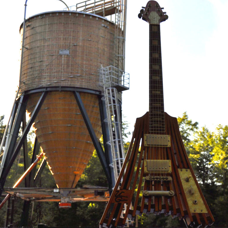 Veranda Guitar Slat Frame Evening