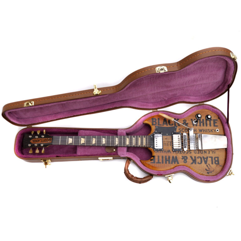 Gibson SG Standard Black & White Vibrola Tremolo Case