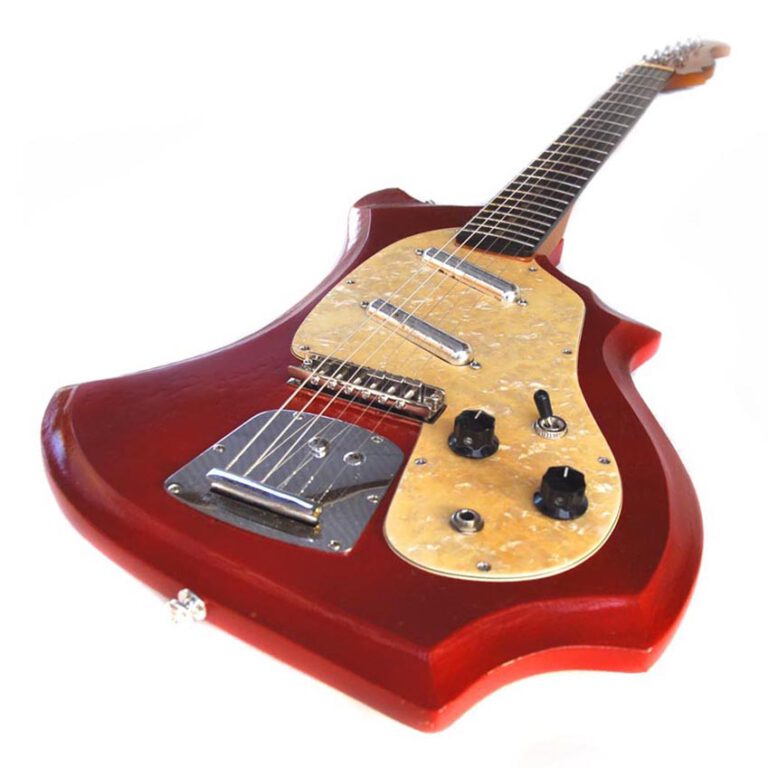Red Surfer Guitar